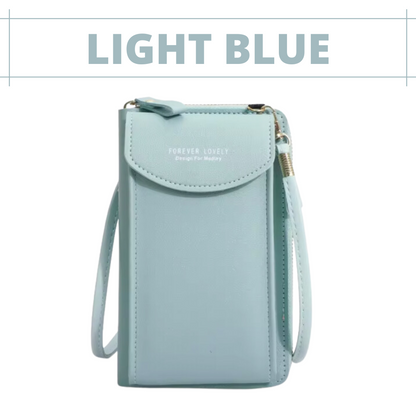 Lusine Bag - Waterproof Leather Crossbody Phone Bag/ Clutch Wallet for iPhone, Galaxy & Other
