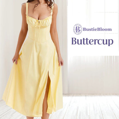 LAST DAY SALE 75% OFF - Floral Print Bustier Sundress