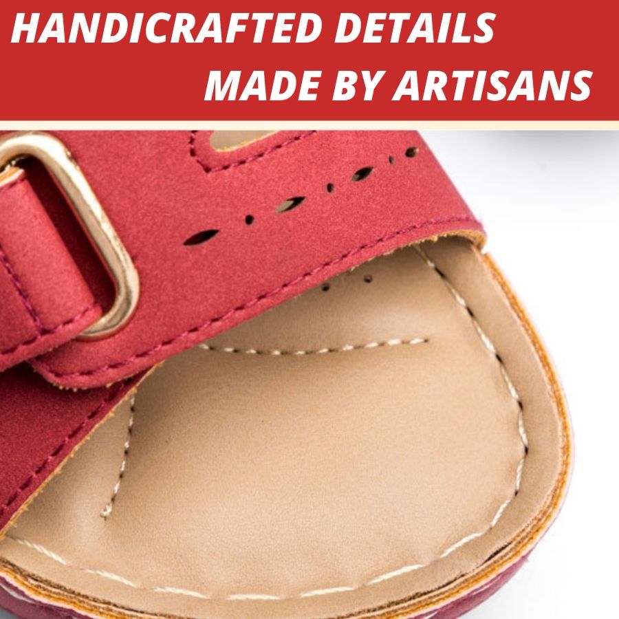 OrthoSport Non-Slip Comfort Adjustable Open Toe Walking Sandals