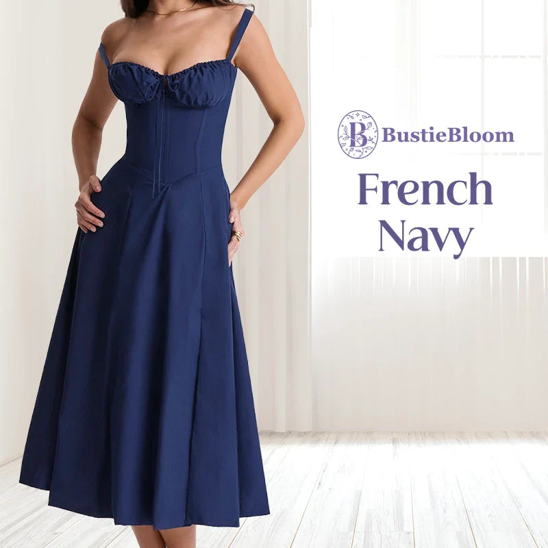 LAST DAY SALE 75% OFF - Floral Print Bustier Sundress