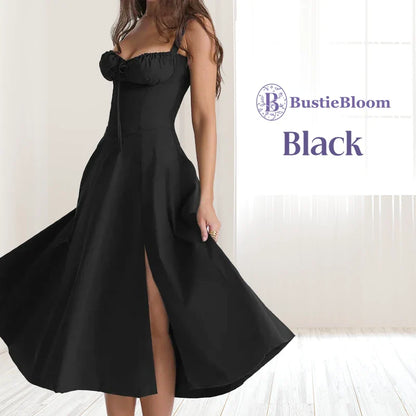 LAST DAY SALE 75% OFF - Floral Print Bustier Sundress