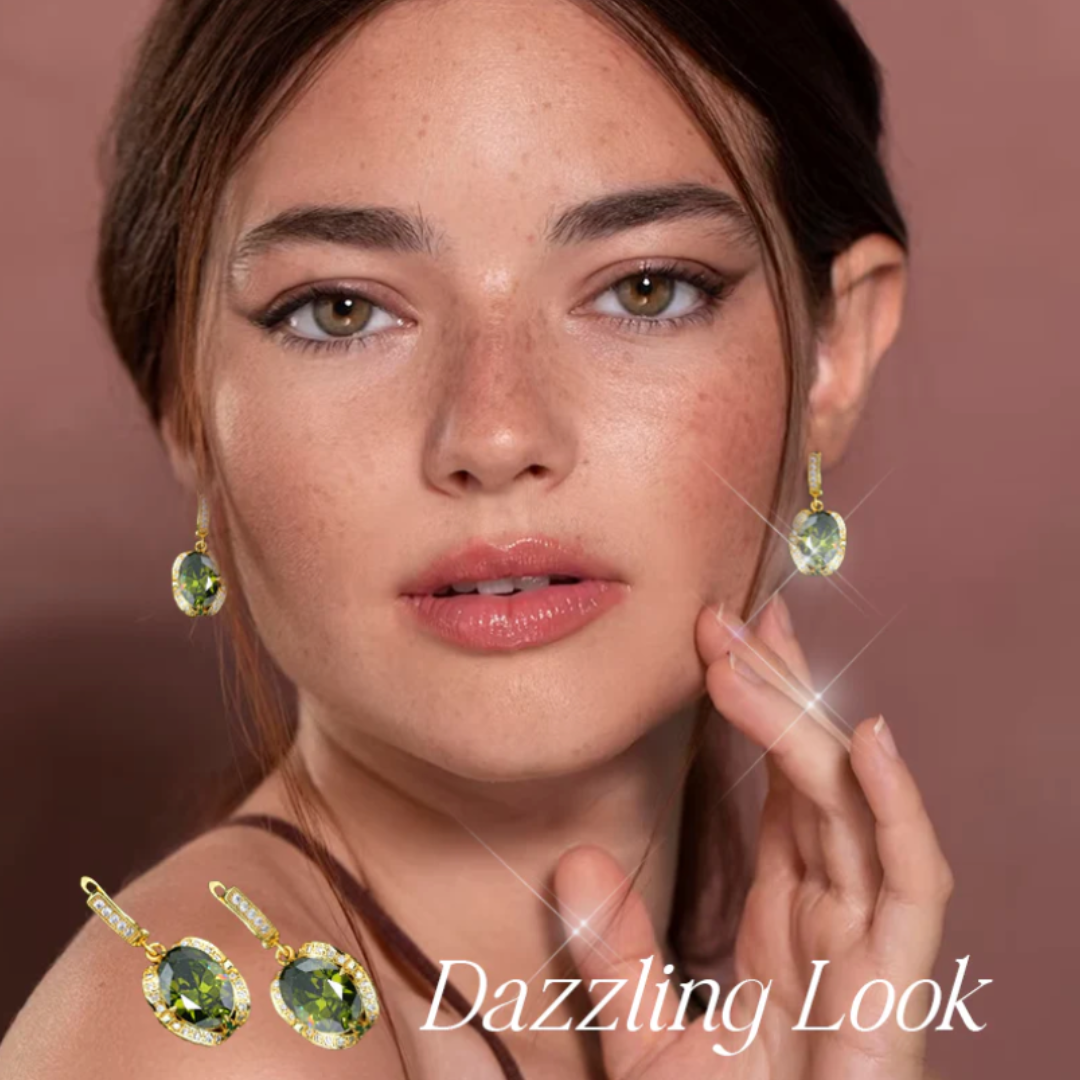 Geometric Wedding Jewelry Set - Starry 18K Yellow Gold Plated Pendant Earring Bracelet & Ring Set