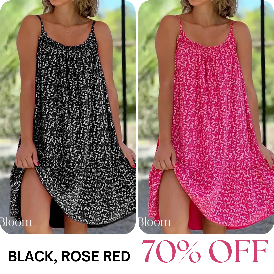 LAST DAY SALE 80% OFF - Floral Printed Camisole Dress