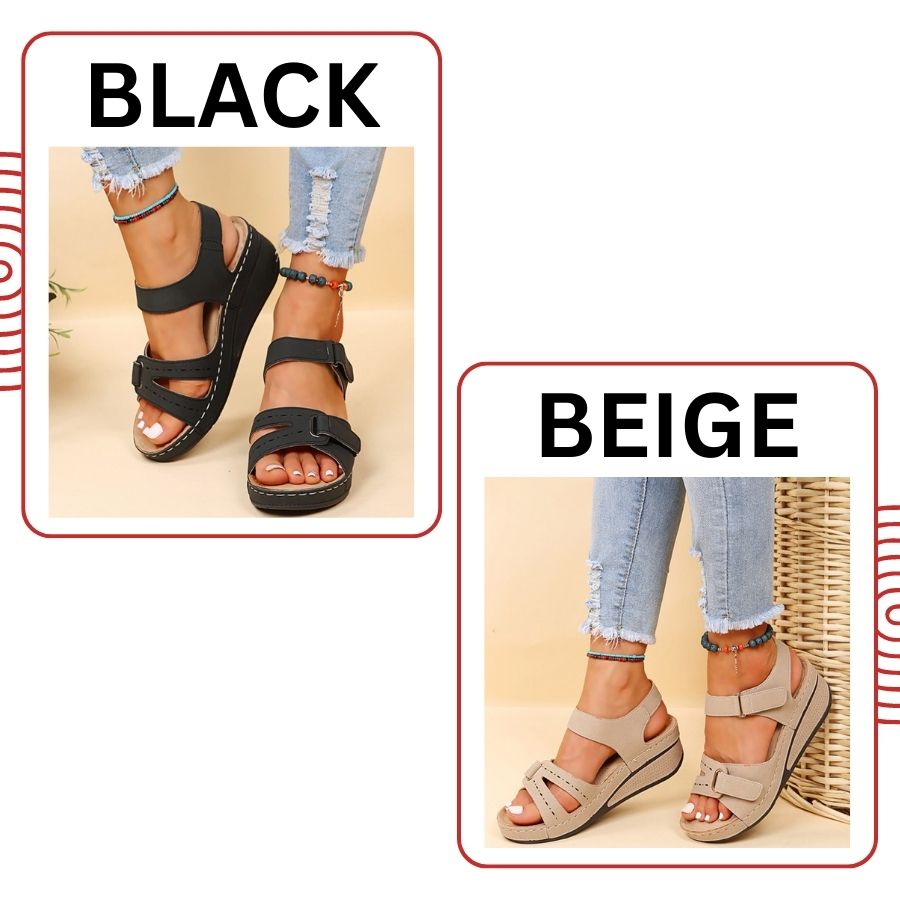 OrthoSport Non-Slip Comfort Adjustable Open Toe Walking Sandals