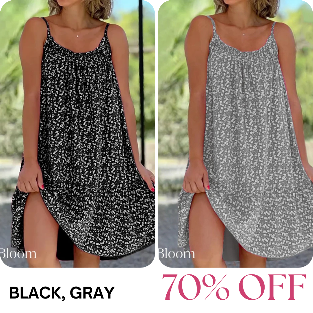LAST DAY SALE 80% OFF - Floral Printed Camisole Dress