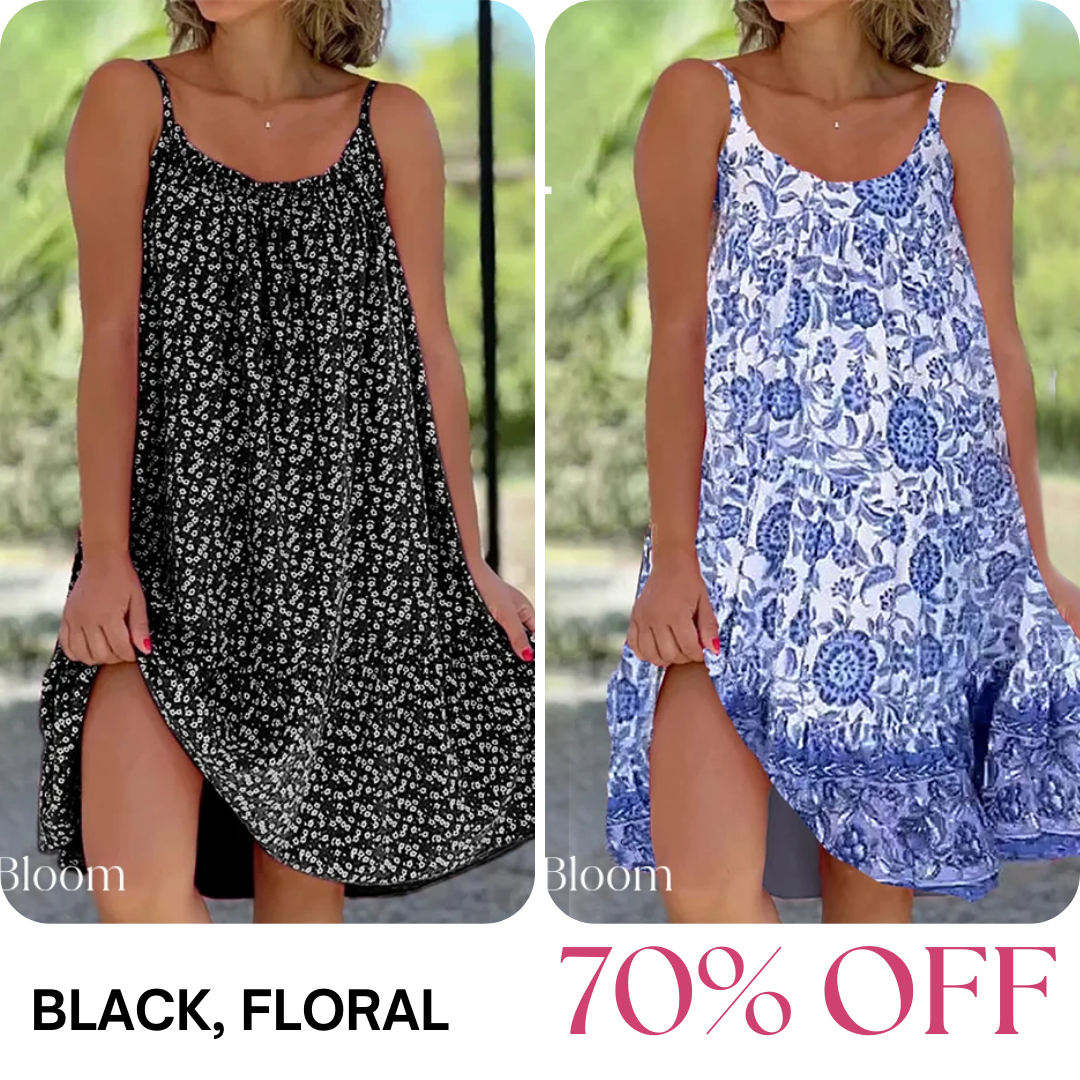 LAST DAY SALE 80% OFF - Floral Printed Camisole Dress