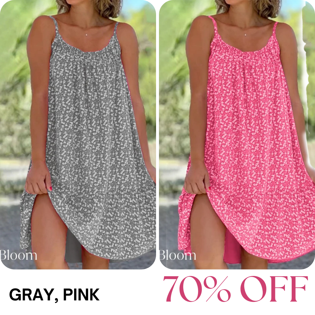 LAST DAY SALE 80% OFF - Floral Printed Camisole Dress