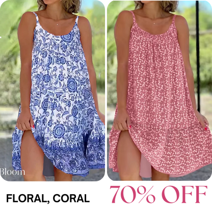 LAST DAY SALE 80% OFF - Floral Printed Camisole Dress