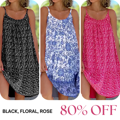 LAST DAY SALE 80% OFF - Floral Printed Camisole Dress