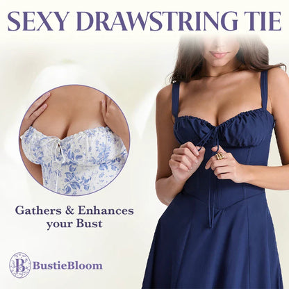 LAST DAY SALE 75% OFF - Floral Print Bustier Sundress
