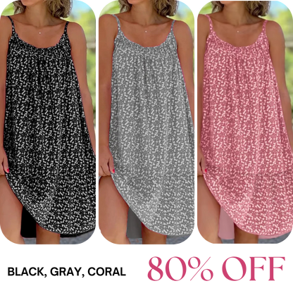 LAST DAY SALE 80% OFF - Floral Printed Camisole Dress