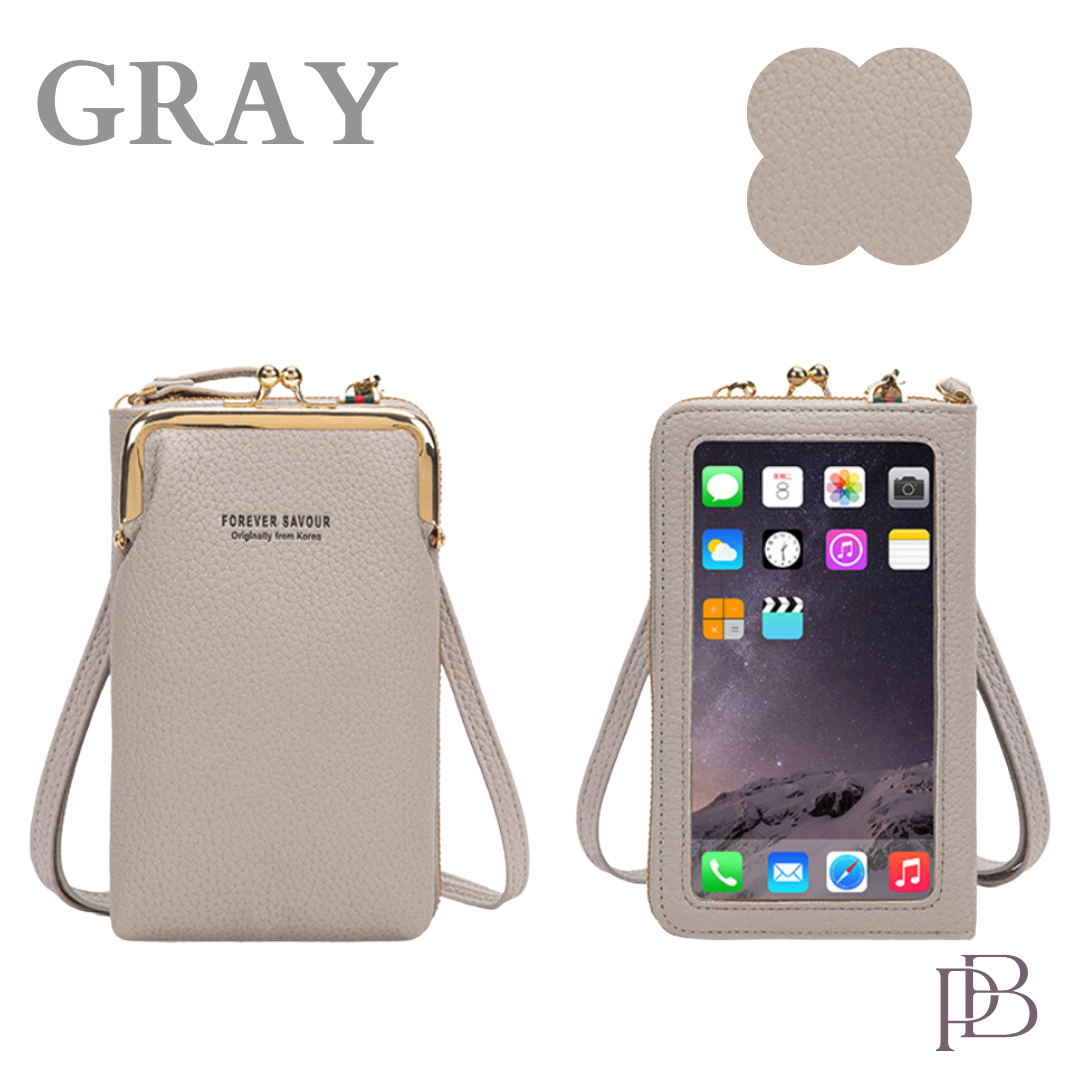 Posh Bag - Touch Screen Waterproof Leather Crossbody Multifunctional Phone Bag