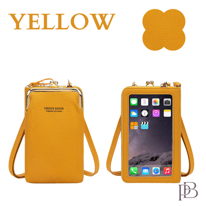 Posh Bag - Touch Screen Waterproof Leather Crossbody Multifunctional Phone Bag