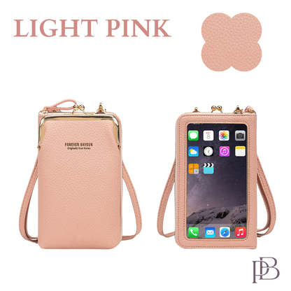Posh Bag - Touch Screen Waterproof Leather Crossbody Multifunctional Phone Bag
