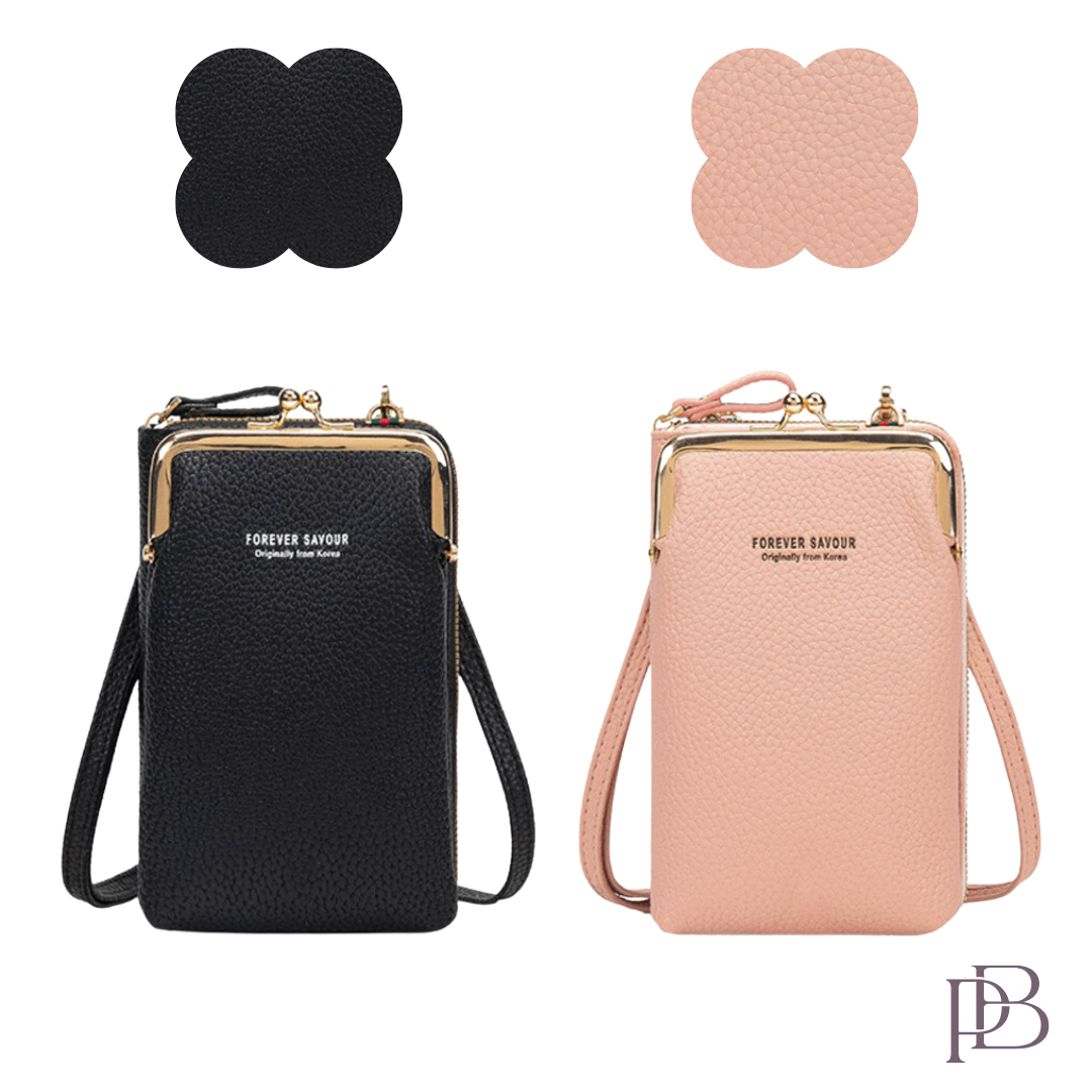 Posh Bag - Touch Screen Waterproof Leather Crossbody Multifunctional Phone Bag