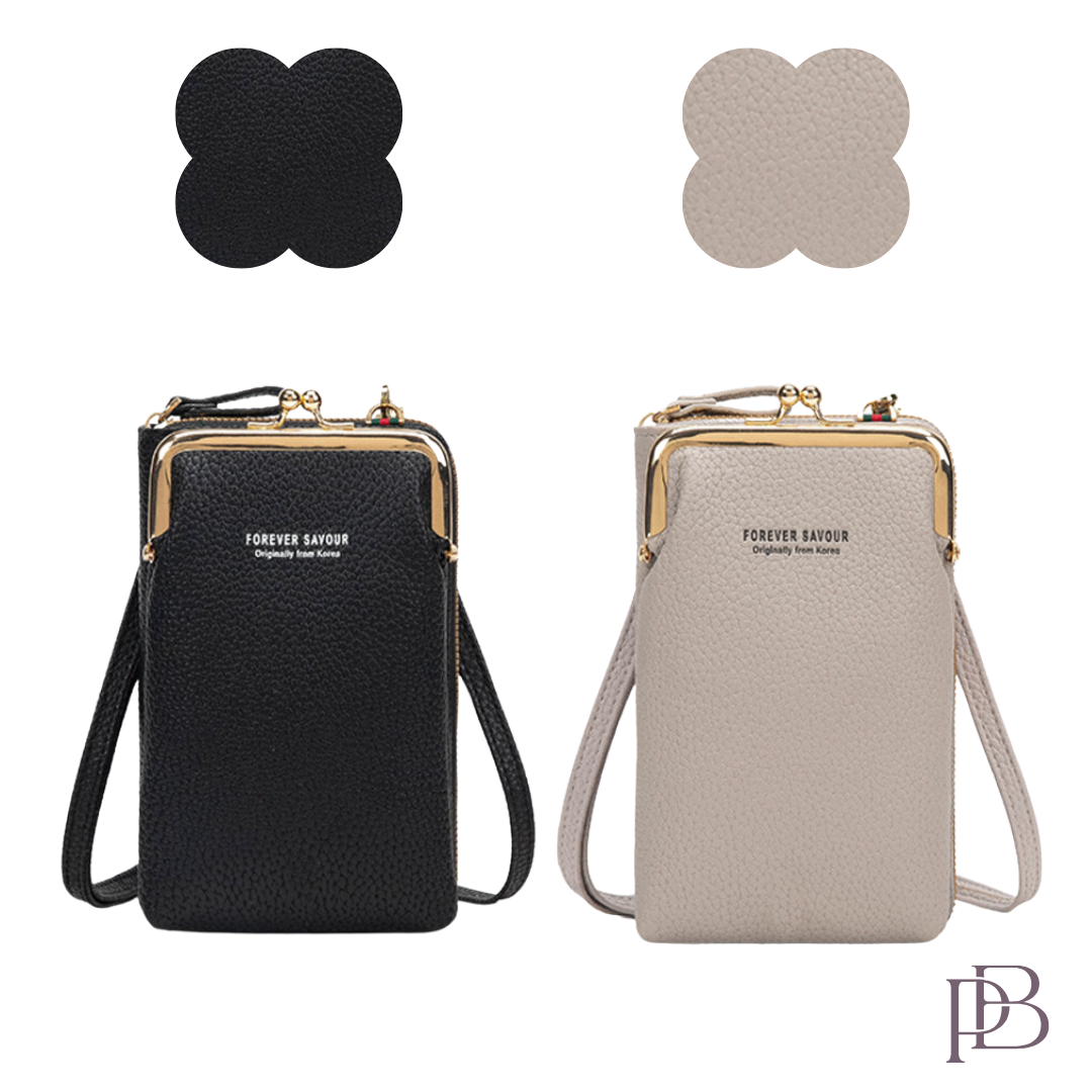 Posh Bag - Touch Screen Waterproof Leather Crossbody Multifunctional Phone Bag