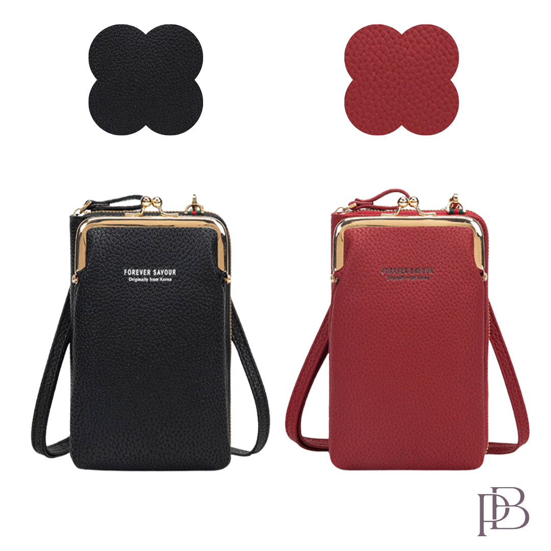 Posh Bag - Touch Screen Waterproof Leather Crossbody Multifunctional Phone Bag
