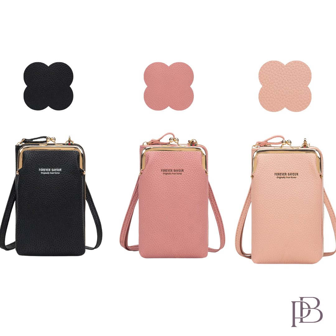 Posh Bag - Touch Screen Waterproof Leather Crossbody Multifunctional Phone Bag