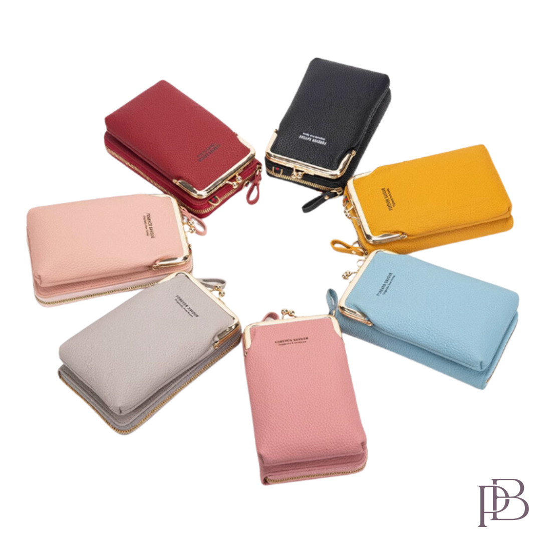 Posh Bag - Touch Screen Waterproof Leather Crossbody Multifunctional Phone Bag