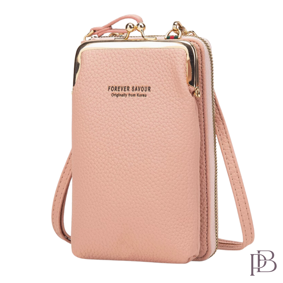 Posh Bag - Touch Screen Waterproof Leather Crossbody Multifunctional Phone Bag