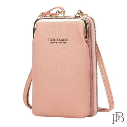 Posh Bag - Touch Screen Waterproof Leather Crossbody Multifunctional Phone Bag