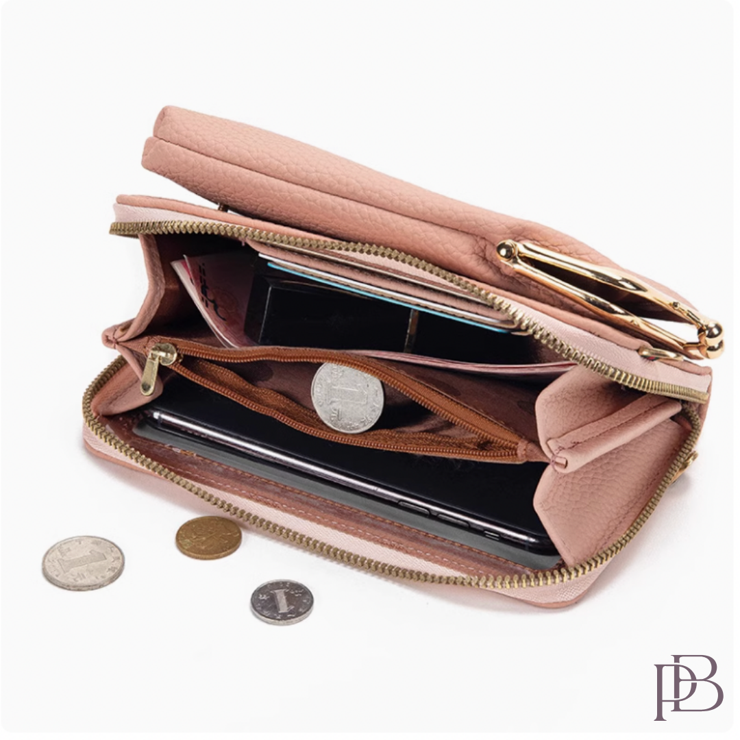 Posh Bag - Touch Screen Waterproof Leather Crossbody Multifunctional Phone Bag