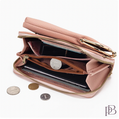 Posh Bag - Touch Screen Waterproof Leather Crossbody Multifunctional Phone Bag