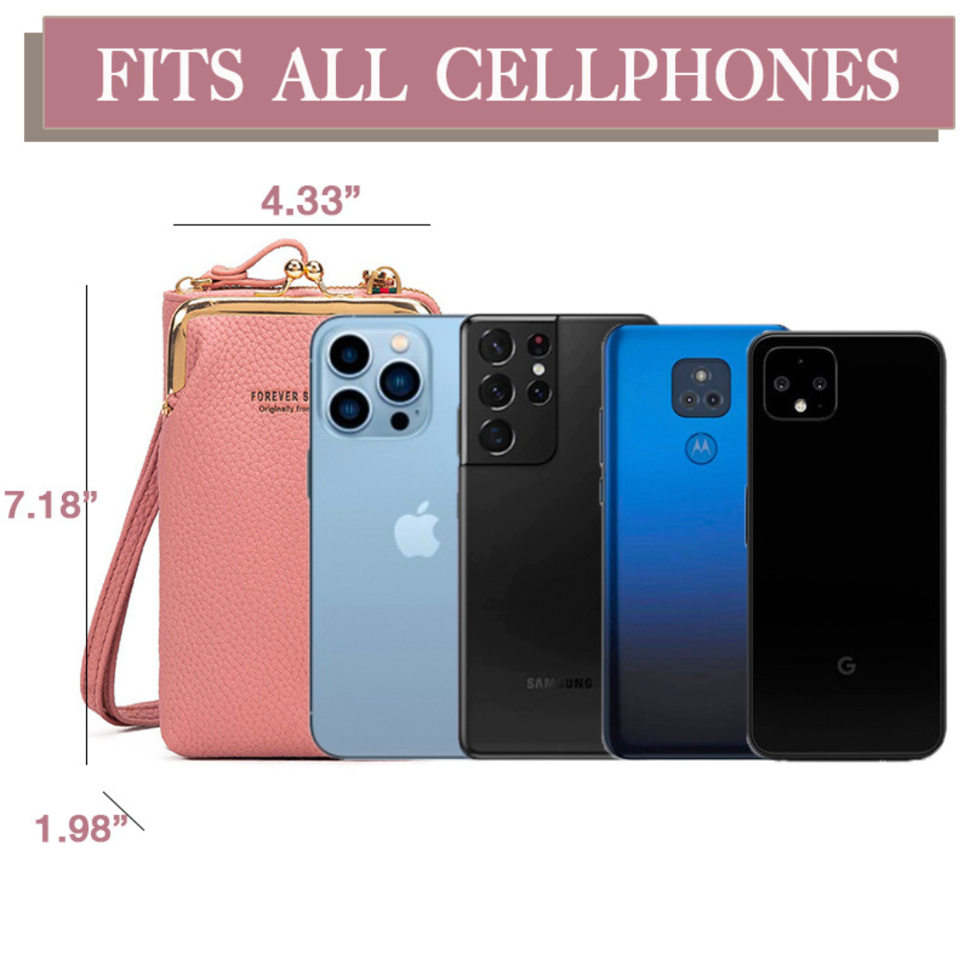 Posh Bag - Touch Screen Waterproof Leather Crossbody Multifunctional Phone Bag