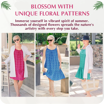 LAST DAY SALE 80% OFF - Floral Printed Camisole Dress