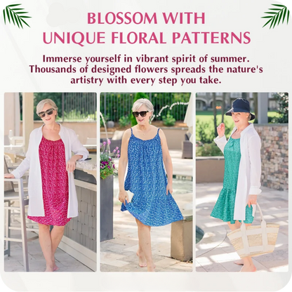 LAST DAY SALE 80% OFF - Floral Printed Camisole Dress