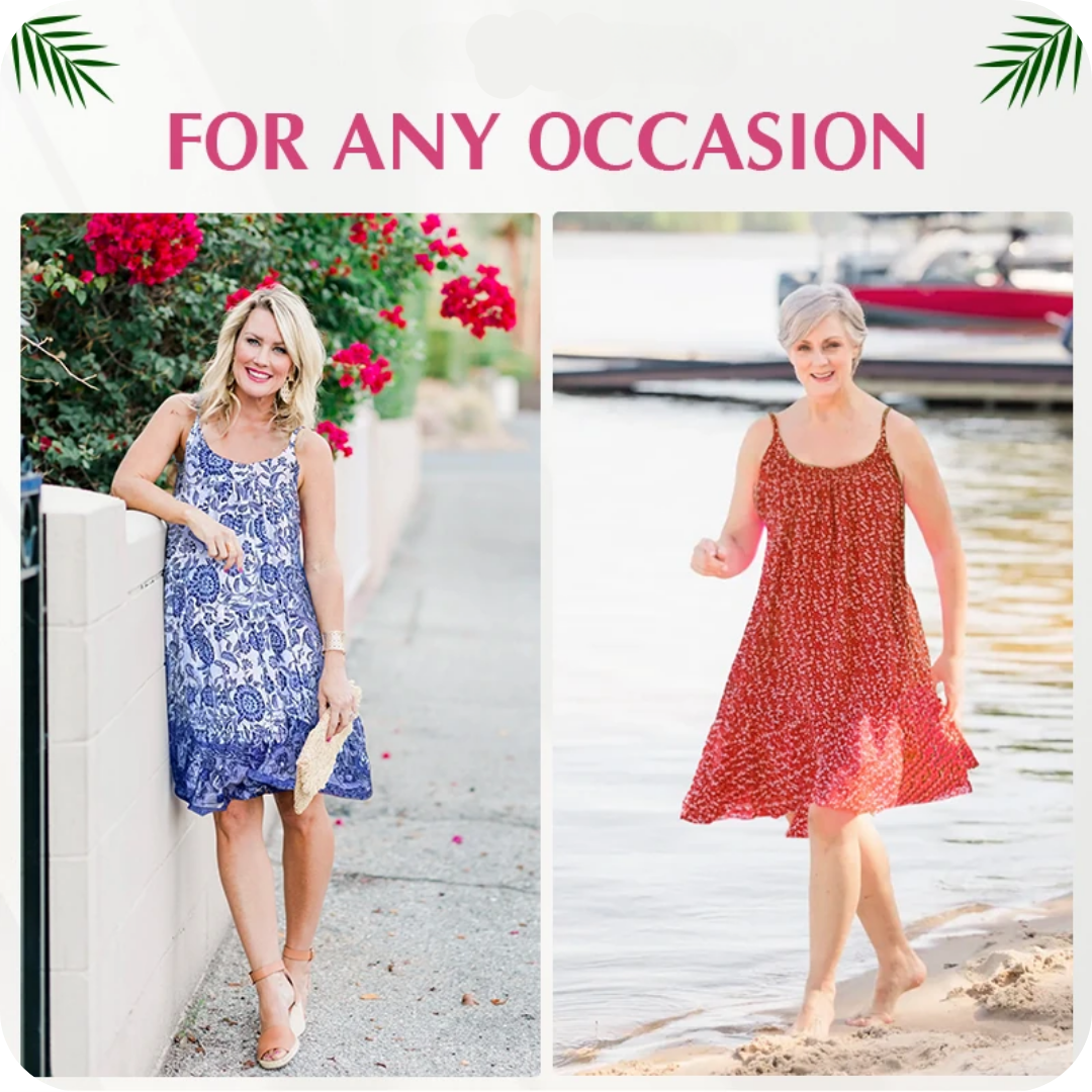 LAST DAY SALE 80% OFF - Floral Printed Camisole Dress