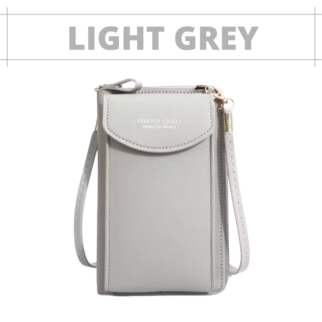 Lusine Bag - Waterproof Leather Crossbody Phone Bag/ Clutch Wallet for iPhone, Galaxy & Other