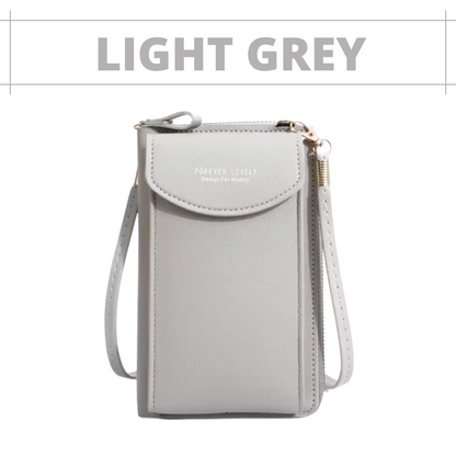 Lusine Bag - Waterproof Leather Crossbody Phone Bag/ Clutch Wallet for iPhone, Galaxy & Other