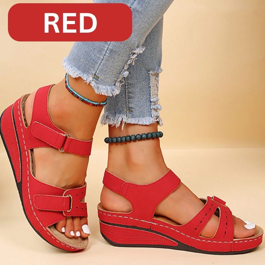 OrthoSport Non-Slip Comfort Adjustable Open Toe Walking Sandals