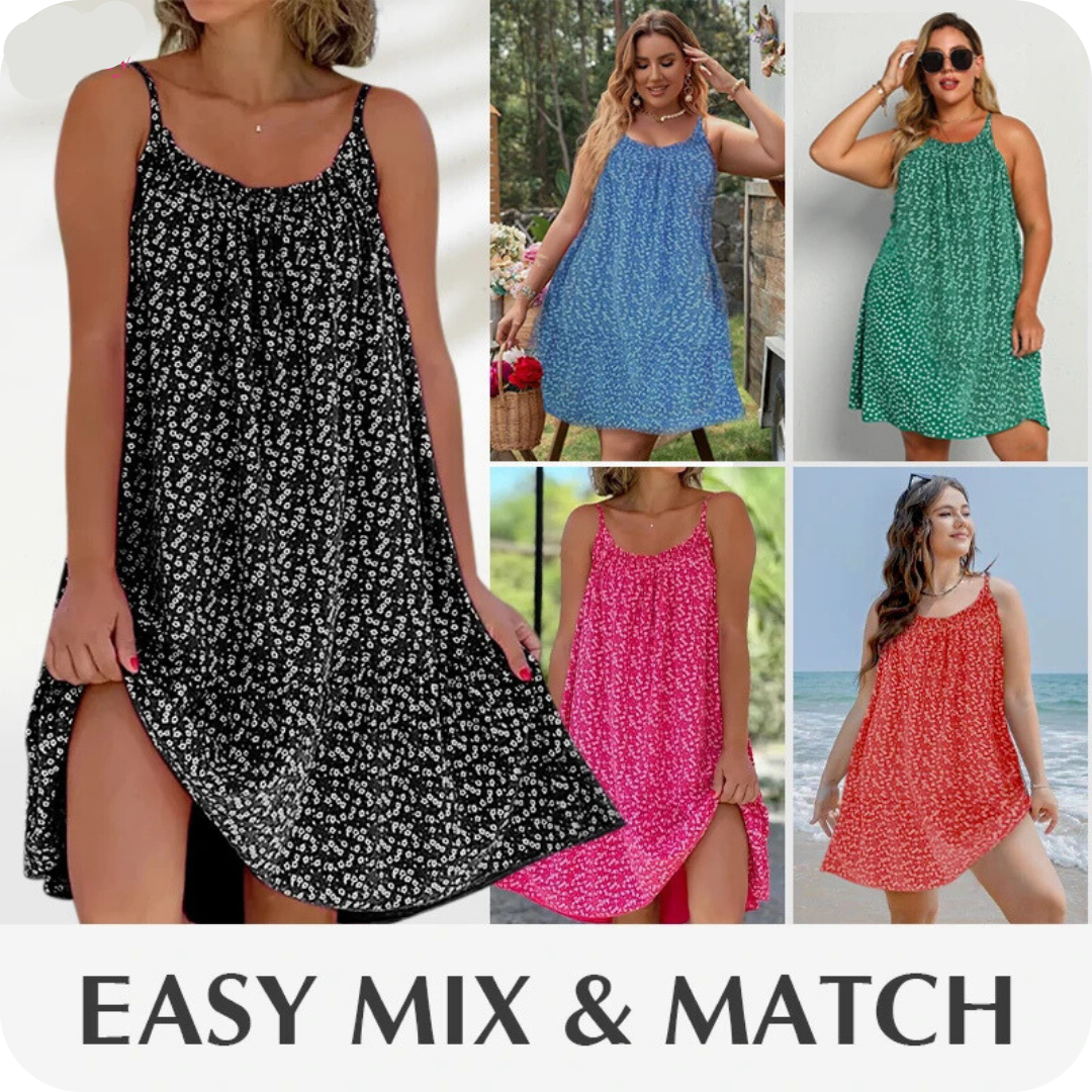 LAST DAY SALE 80% OFF - Floral Printed Camisole Dress