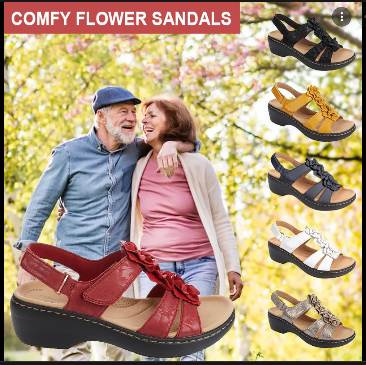 FLOREN - Women's Summer Series Flower Platform Sandals