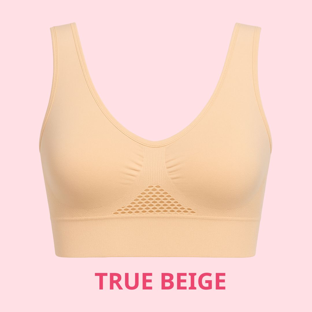 Hana Bra - Pure Cotton Buttonless Comfy Lifting Bra