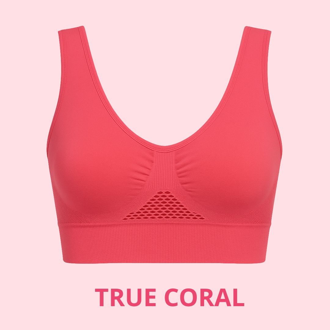 Hana Bra - Pure Cotton Buttonless Comfy Lifting Bra