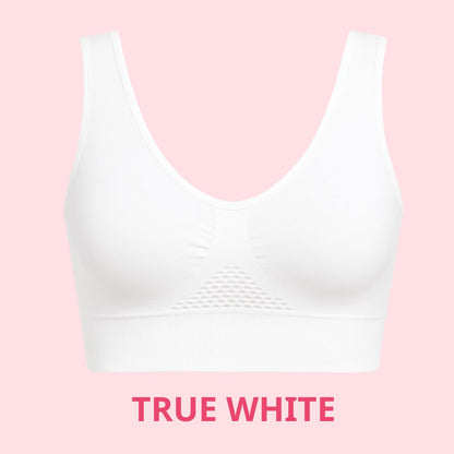 Hana Bra - Pure Cotton Buttonless Comfy Lifting Bra